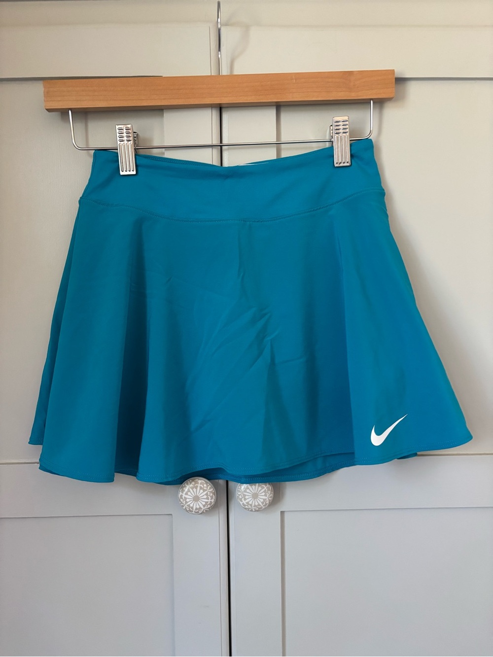 Nike Teal Circle Skirt with White Swoosh